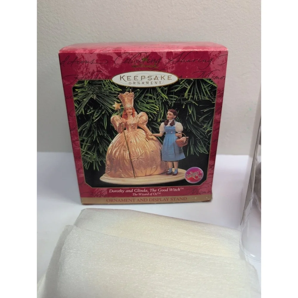 Hallmark Keepsake Ornament 1998 The Wizard Of Oz Dorothy & Glinda The Good Witch